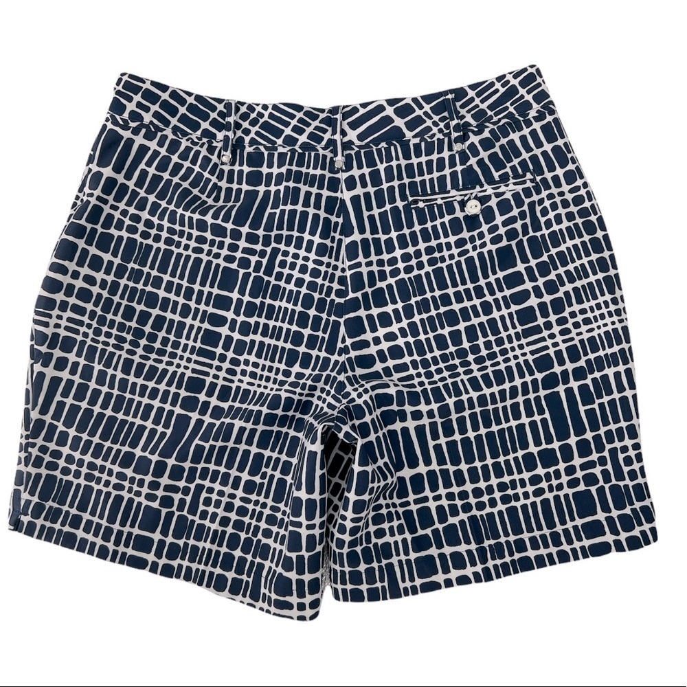 NWT’S Lady Hagan English Garden golf Navy & White shorts SZ 6